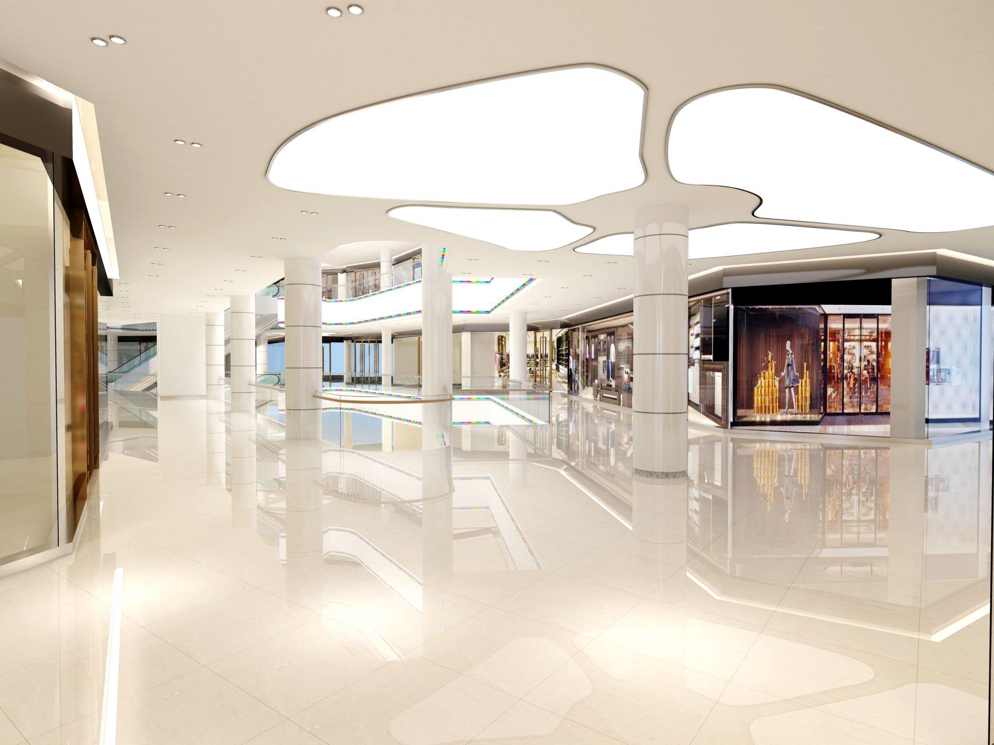 Clean Shopping Mall
